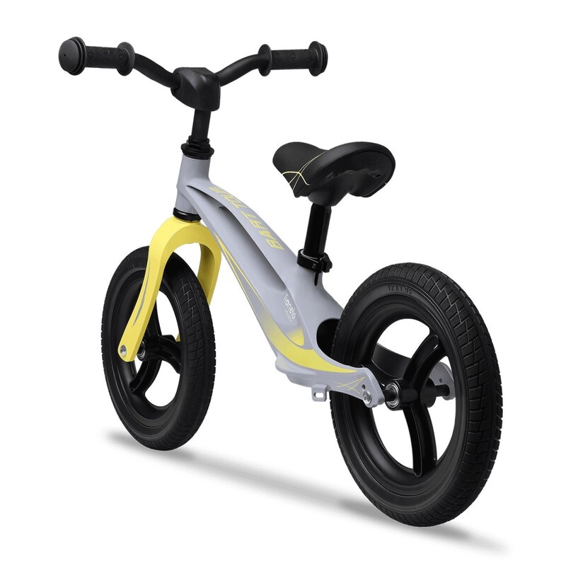 Lionelo - Bicicleta fara pedale, cu cadru din magneziu, Bart Tour, 12 \'\', Grey Stone