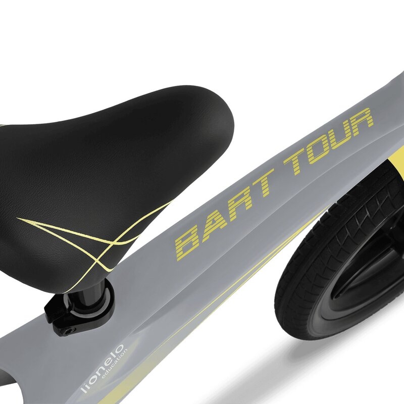 Lionelo - Bicicleta fara pedale, cu cadru din magneziu, Bart Tour, 12 \'\', Grey Stone