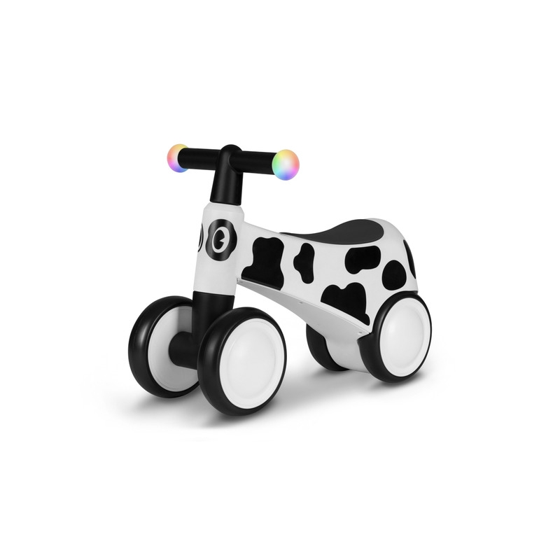 Lionelo - Bicicleta fara pedale, Sammy, Cu 4 roti, Din spuma EVA, Stabila, Manere moi, antiderapante, 12- 36 luni, Greutate maxima suportata 25 kg, Certificata EN 71-1:2014, EN 71-2:2011, EN 71-3:2019, Alb