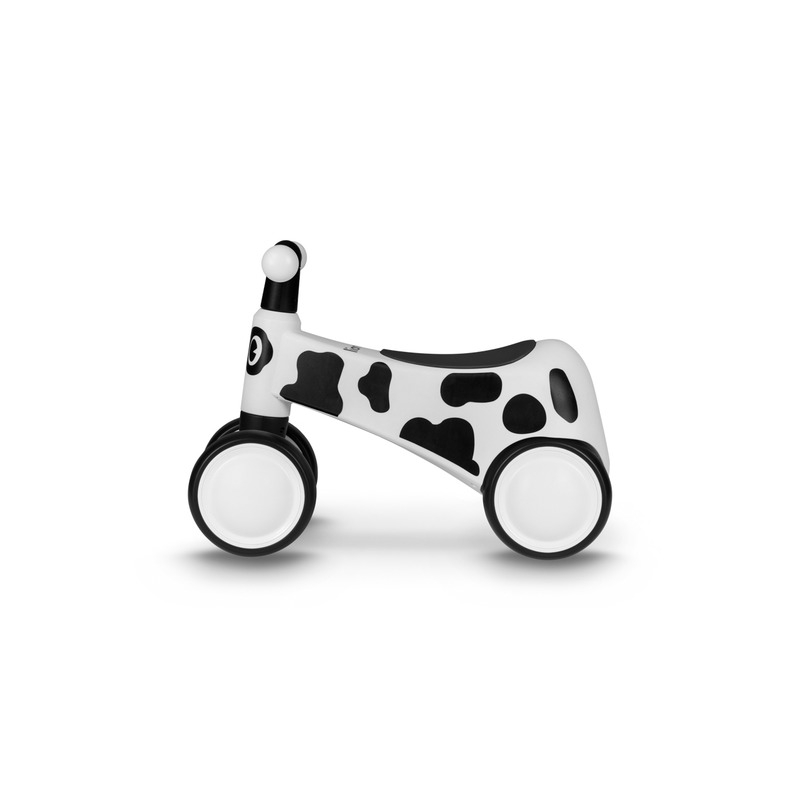 Lionelo - Bicicleta fara pedale, Sammy, Cu 4 roti, Din spuma EVA, Stabila, Manere moi, antiderapante, 12- 36 luni, Greutate maxima suportata 25 kg, Certificata EN 71-1:2014, EN 71-2:2011, EN 71-3:2019, Alb