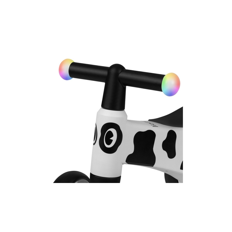 Lionelo - Bicicleta fara pedale, Sammy, Cu 4 roti, Din spuma EVA, Stabila, Manere moi, antiderapante, 12- 36 luni, Greutate maxima suportata 25 kg, Certificata EN 71-1:2014, EN 71-2:2011, EN 71-3:2019, Alb