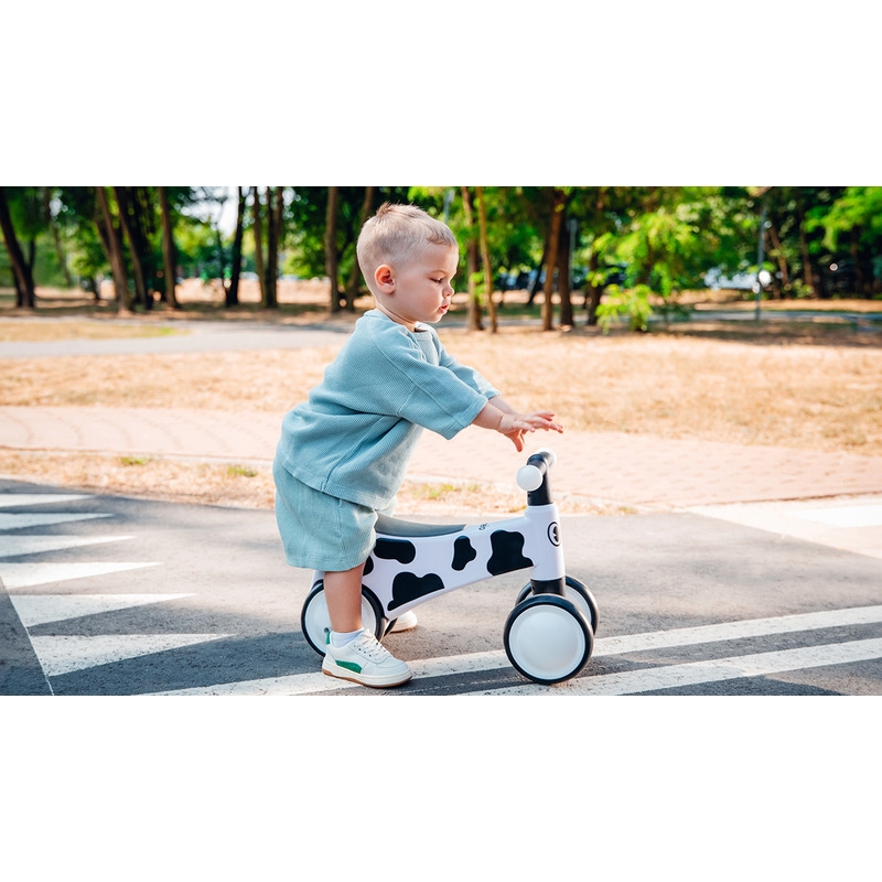 Lionelo - Bicicleta fara pedale, Sammy, Cu 4 roti, Din spuma EVA, Stabila, Manere moi, antiderapante, 12- 36 luni, Greutate maxima suportata 25 kg, Certificata EN 71-1:2014, EN 71-2:2011, EN 71-3:2019, Roz