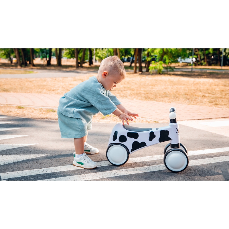 Lionelo - Bicicleta fara pedale, Sammy, Cu 4 roti, Din spuma EVA, Stabila, Manere moi, antiderapante, 12- 36 luni, Greutate maxima suportata 25 kg, Certificata EN 71-1:2014, EN 71-2:2011, EN 71-3:2019, Roz