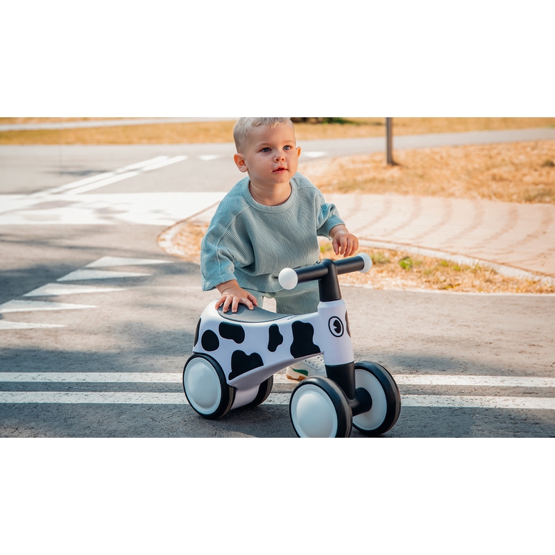 Lionelo - Bicicleta fara pedale, Sammy, Cu 4 roti, Din spuma EVA, Stabila, Manere moi, antiderapante, 12- 36 luni, Greutate maxima suportata 25 kg, Certificata EN 71-1:2014, EN 71-2:2011, EN 71-3:2019, Roz