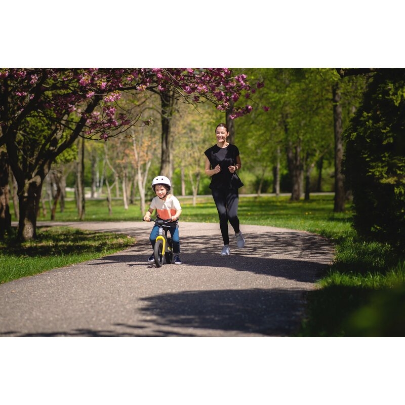 Lionelo - Bicicleta usoara Bart Tour, Fara pedale, Cu cadru din magneziu, Cu ghidon si sa reglabile, Greutate 3.8 Kg, 12 inch, Conform cu standardul european de securitate EN71, Pink Bubblegum