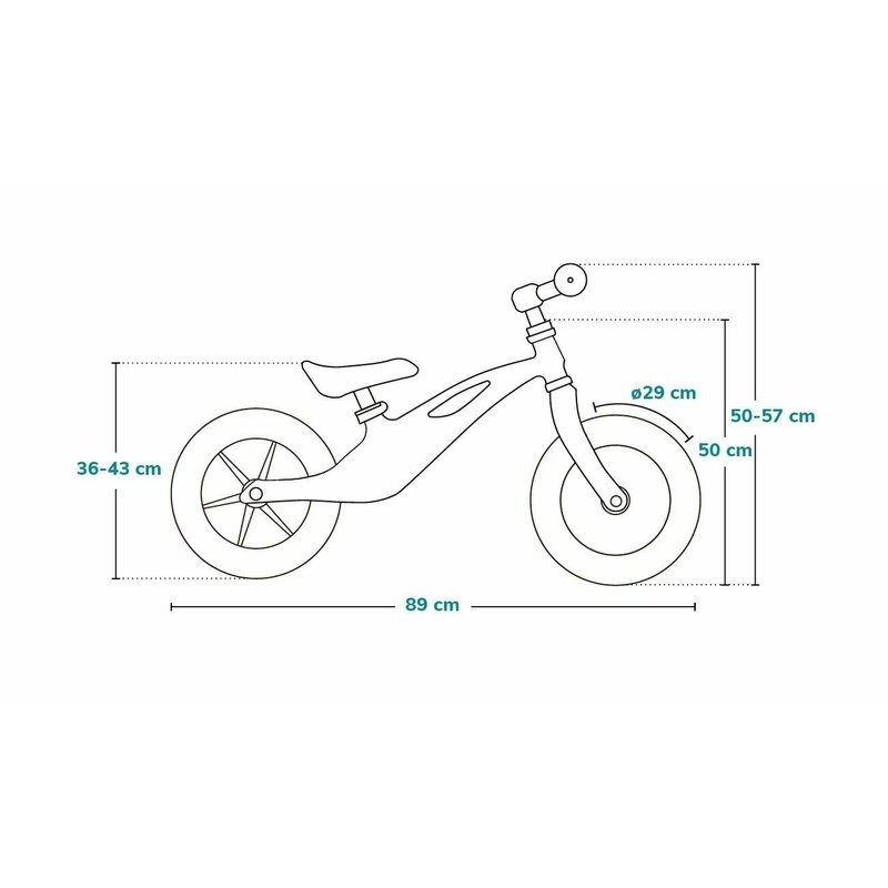 Lionelo - Bicicleta usoara Bart Tour, Fara pedale, Cu cadru din magneziu, Cu ghidon si sa reglabile, Greutate 3.8 Kg, 12 inch, Conform cu standardul european de securitate EN71, Pink Bubblegum