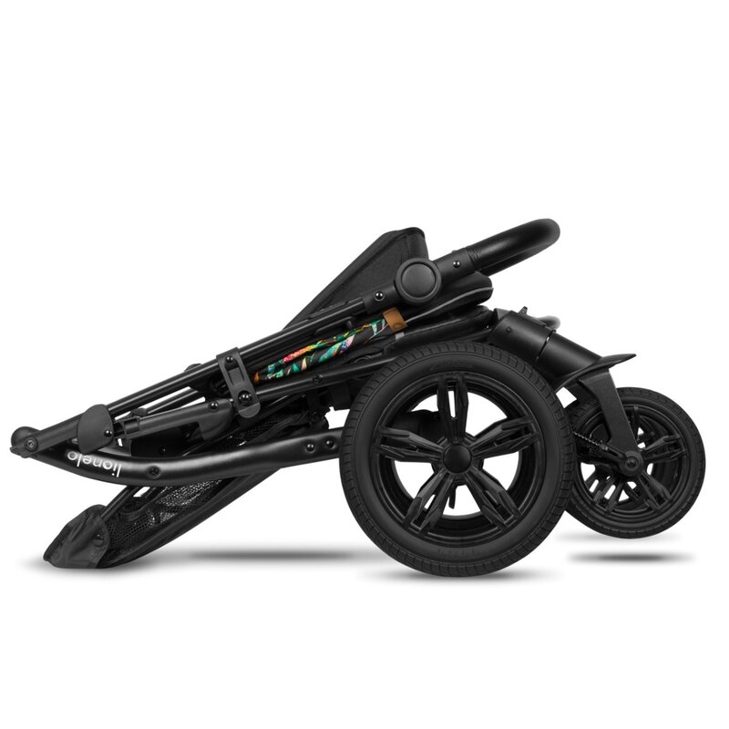 Lionelo - Carucior sport Annet Tour Dreamin, Editie Limitata, De la nastere, UPF 50+, Cu maner reglabil, Plasa de tantari, Suport biberon, Saculet pentru picioare, Pana la 22 kg, Negru