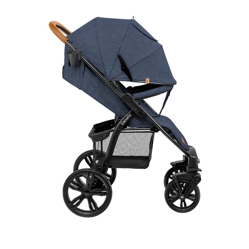 Lionelo - Carucior sport Annet Plus, De la nastere, Cu accesorii, 0- 22 Kg, Albastru Denim