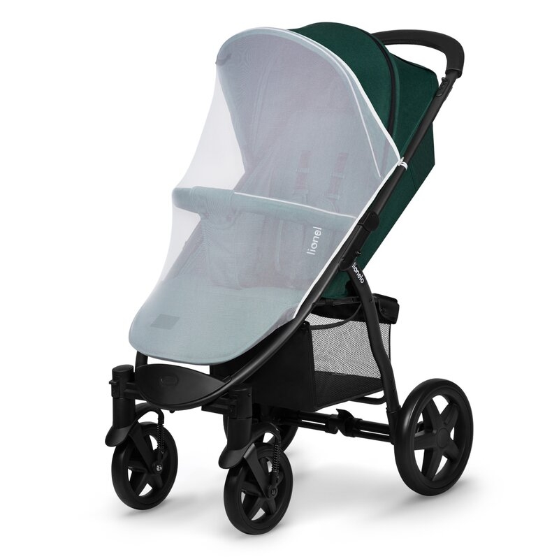 Lionelo - Carucior sport Annet Plus, De la nastere, Cu accesorii si capotina XXL reglabila, 0 - 22 Kg, Conform cu standardele europene de securitate EN1888-1 si EN1888-2, Verde