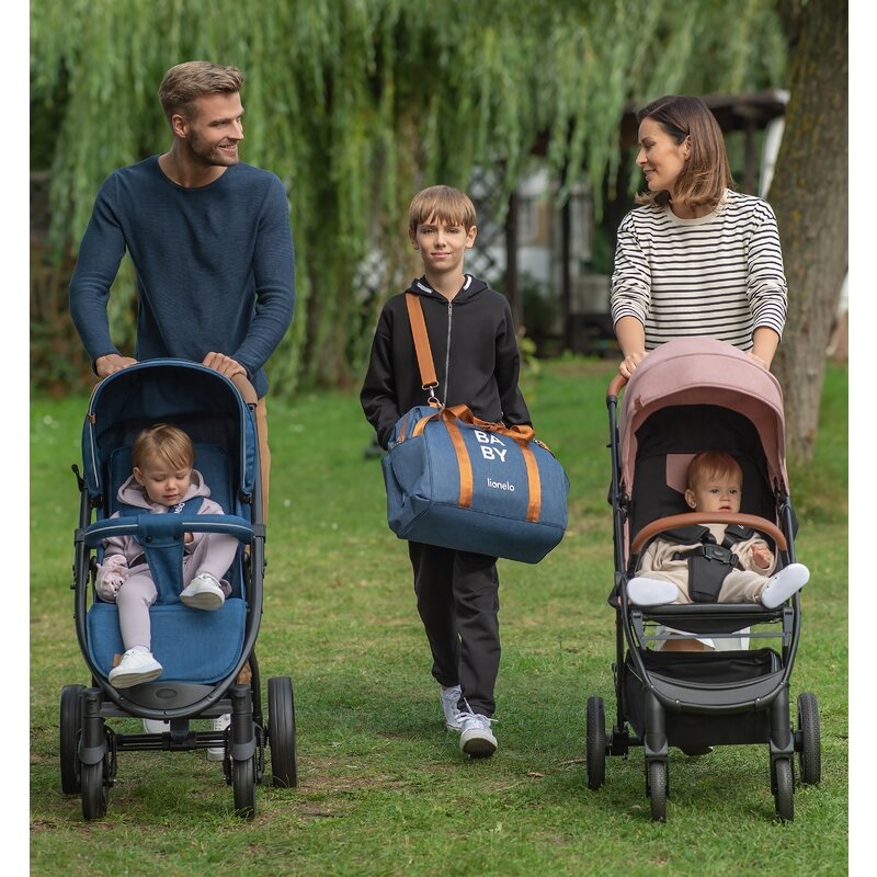 Lionelo - Carucior sport Annet Plus, Editie limitata, De la nastere, Cu accesorii si capotina XXL reglabila, 0 - 22 Kg, Conform cu standardele europene de securitate EN1888-1 si EN1888-2, Negru