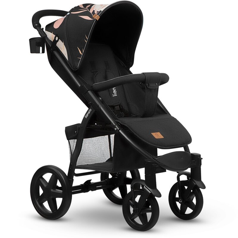 Lionelo - Carucior sport Annet Plus Lovin\', De la nastere, Cu accesorii, 0 - 22 Kg, Negru