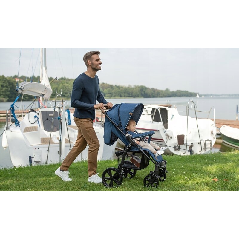 Lionelo - Carucior sport Annet Plus Lovin\', De la nastere, Cu accesorii, 0 - 22 Kg, Negru