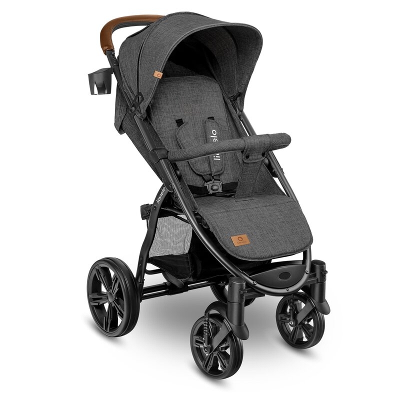 Lionelo - Carucior sport Annet Plus, De la nastere, Cu accesorii, 0- 22 Kg, Gri Caramel