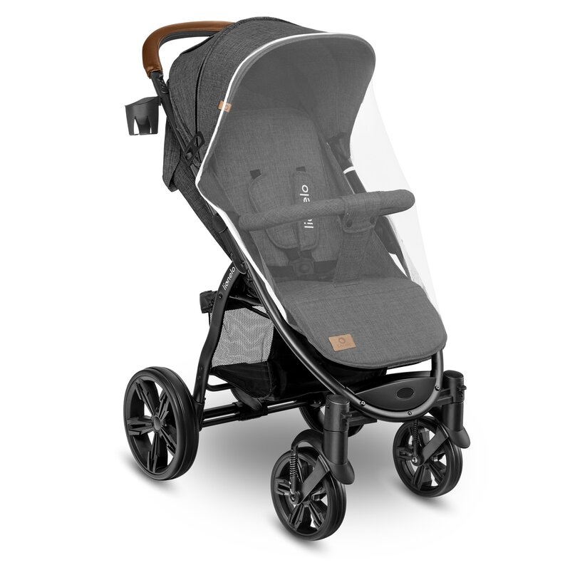 Lionelo - Carucior sport Annet Plus, De la nastere, Cu accesorii, 0- 22 Kg, Gri Caramel