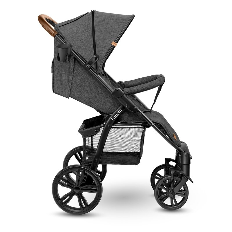 Lionelo - Carucior sport Annet Plus, De la nastere, Cu accesorii, 0- 22 Kg, Gri Caramel