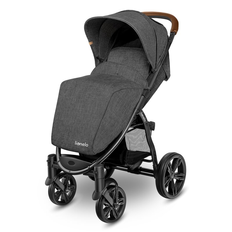 Lionelo - Carucior sport Annet Plus, De la nastere, Cu accesorii, 0- 22 Kg, Gri Caramel