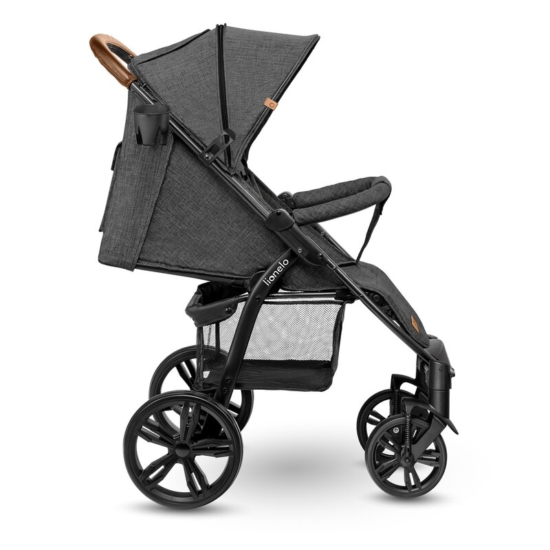 Lionelo - Carucior sport Annet Plus, De la nastere, Cu accesorii, 0- 22 Kg, Gri Caramel