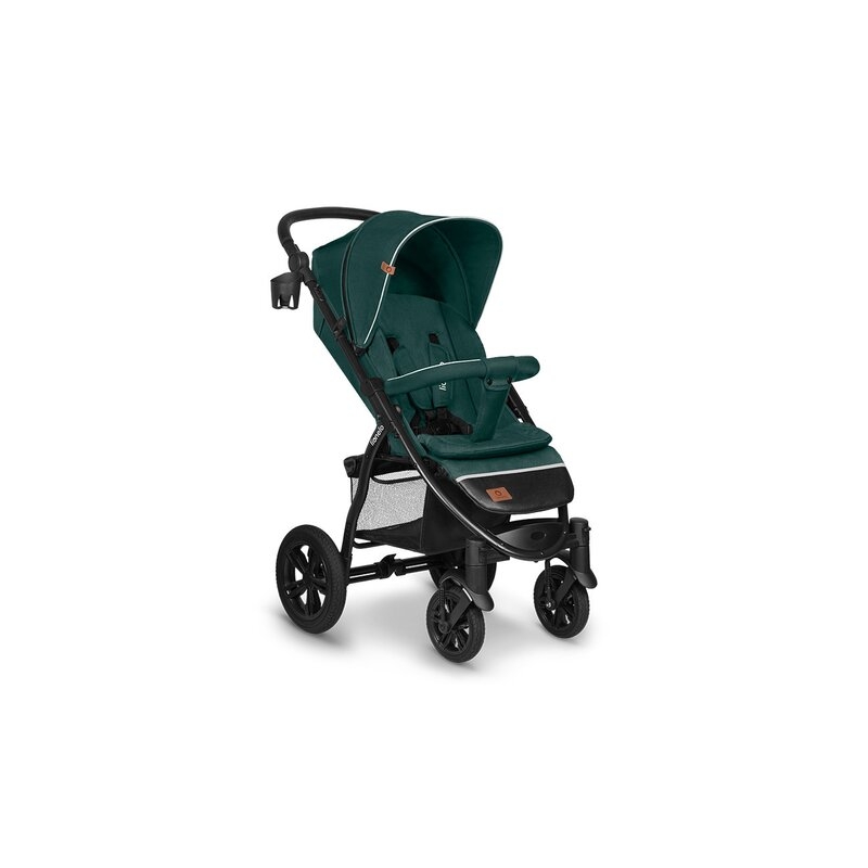 Lionelo - Carucior sport Annet Tour, De la nastere, UPF 50+, Cu maner reglabil, Plasa de tantari, Suport biberon, Saculet pentru picioare, Pana la 22 kg, Verde