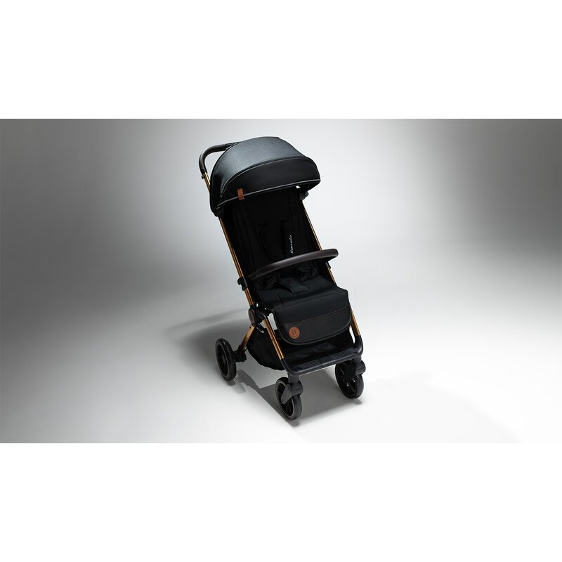 Lionelo - Carucior sport Cloe, De la nastere, Cu accesorii, Cadru din aluminiu, 0-22 kg, Usor, Pliabil cu o singura mana, Ideal pentru toate tipurile de suprafete, Bej