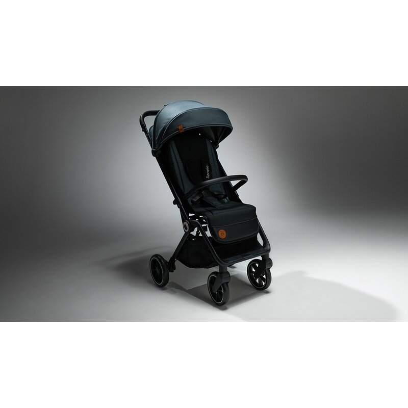 Lionelo - Carucior sport Cloe, De la nastere, Cu accesorii, Cadru din aluminiu, 0-22 kg, Usor, Pliabil cu o singura mana, Ideal pentru toate tipurile de suprafete, Bej