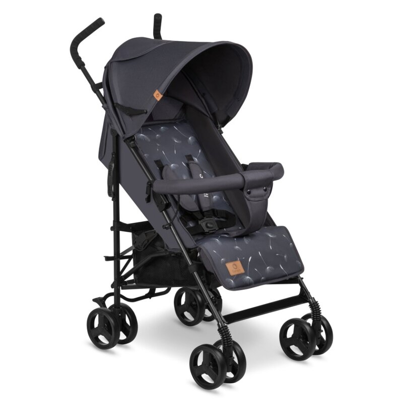 Lionelo - Carucior sport Elia, Cu husa de picioare, Cu plasa de tantari, Conform cu standardul european de securitate EN1888-1, Gri inchis