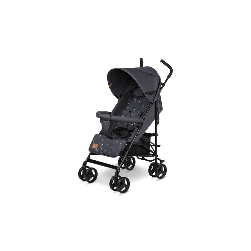Lionelo - Carucior sport Elia, Cu husa de picioare, Cu plasa de tantari, Conform cu standardul european de securitate EN1888-1, Gri inchis