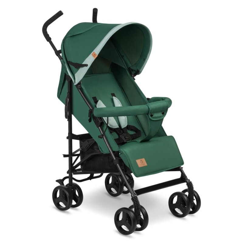 Lionelo - Carucior sport Elia, Cu husa de picioare, Cu plasa de tantari, Conform cu standardul european de securitate EN1888-1, Verde inchis