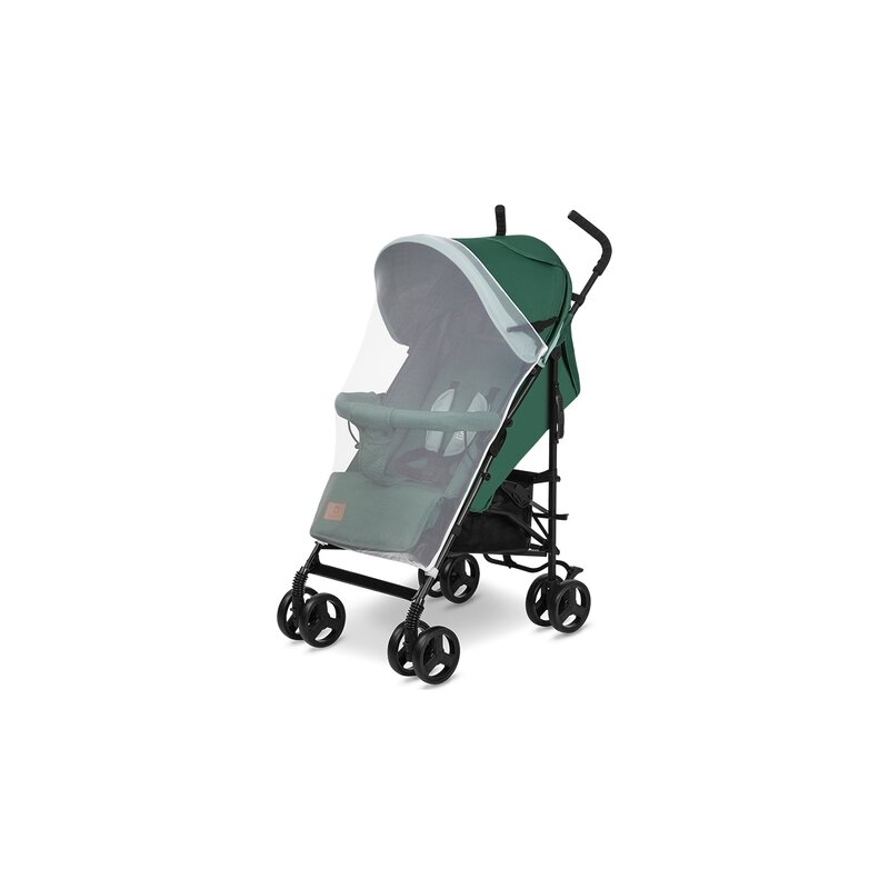 Lionelo - Carucior sport Elia, Cu husa de picioare, Cu plasa de tantari, Conform cu standardul european de securitate EN1888-1, Verde inchis
