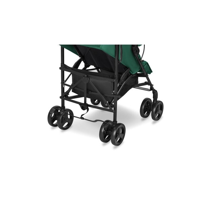 Lionelo - Carucior sport Elia, Cu husa de picioare, Cu plasa de tantari, Conform cu standardul european de securitate EN1888-1, Verde inchis