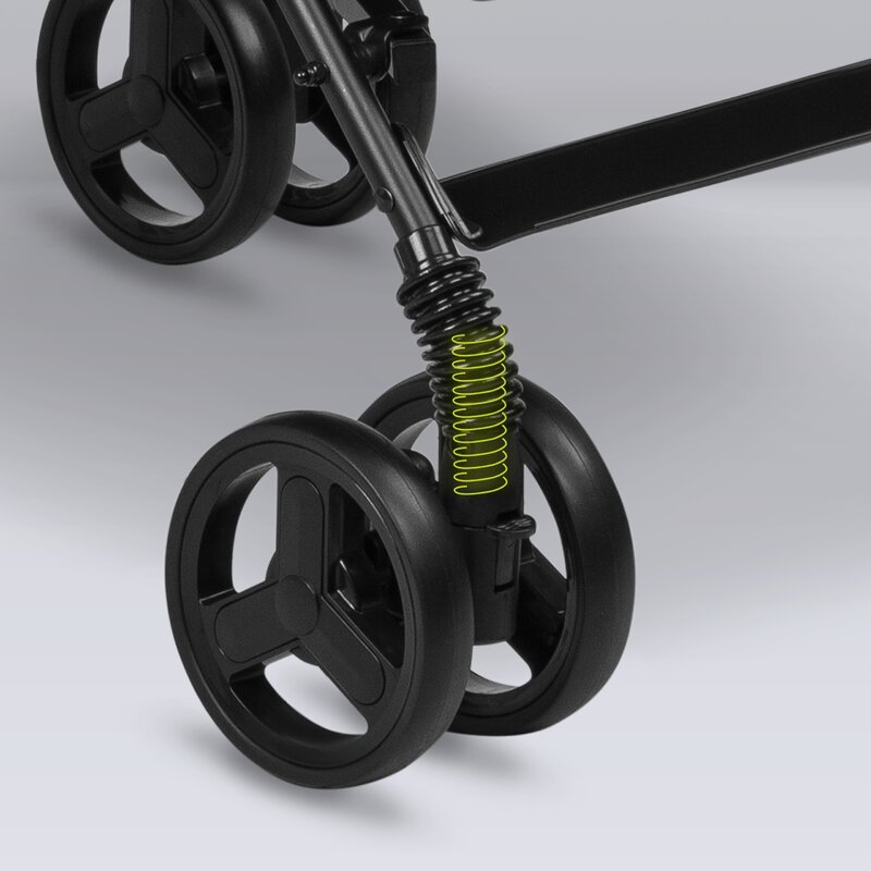 Lionelo - Carucior sport Elia, Cu husa de picioare, Cu plasa de tantari, Conform cu standardul european de securitate EN1888-1, Verde inchis