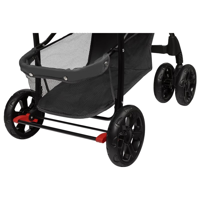 Lionelo - Carucior sport Emma Plus, Cu tavita, 2 Suporturi pentru pahar, Geanta accesorii, Conform cu standardul european de securitate EN1888-1, Vivid Turquoise