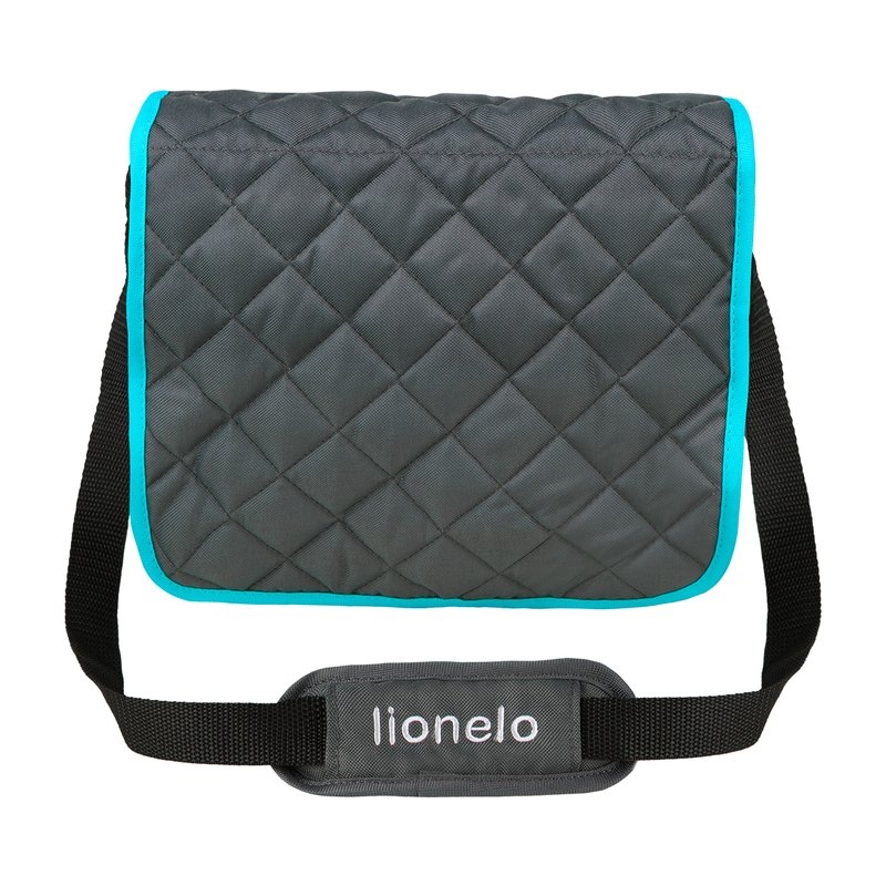 Lionelo - Carucior sport Emma Plus, Cu tavita, 2 Suporturi pentru pahar, Geanta accesorii, Conform cu standardul european de securitate EN1888-1, Vivid Turquoise