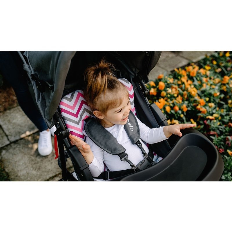 Lionelo - Carucior sport Emma Plus, Cu tavita, 2 Suporturi pentru pahar, Geanta accesorii, Conform cu standardul european de securitate EN1888-1, Vivid Turquoise