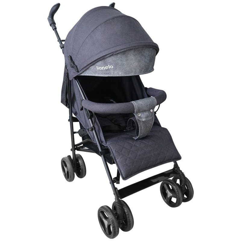 Lionelo - Carucior sport Irma, Black/ Dark Grey