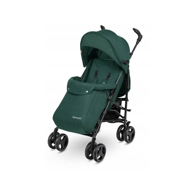 Lionelo - Carucior sport Irma, Cu husa de picioare, Cu plasa de tantari, Verde