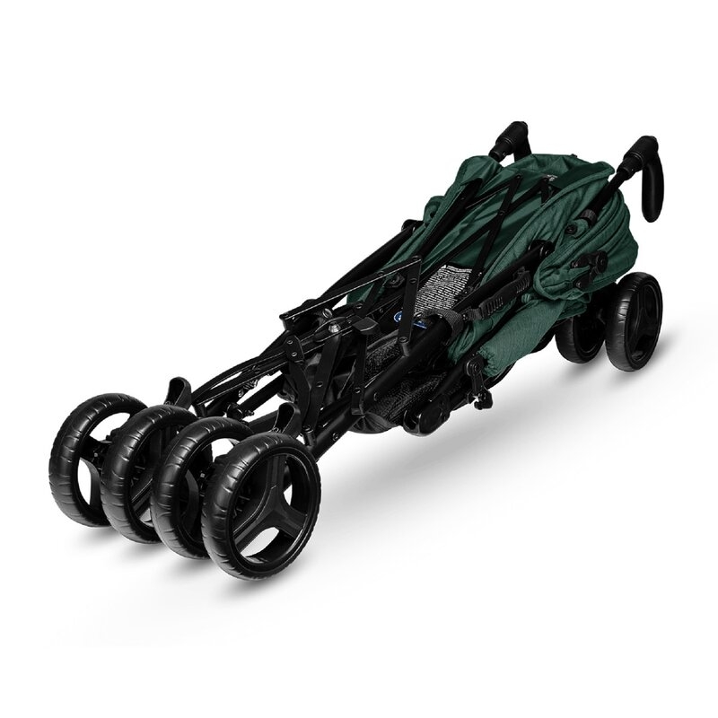Lionelo - Carucior sport Irma, Cu husa de picioare, Cu plasa de tantari, Verde