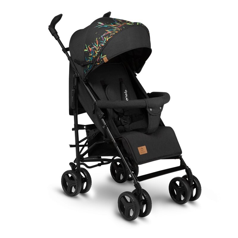 Lionelo - Carucior sport Irma Dreamin\', Editie limitata, Cu husa de picioare, Cu plasa de tantari, Negru