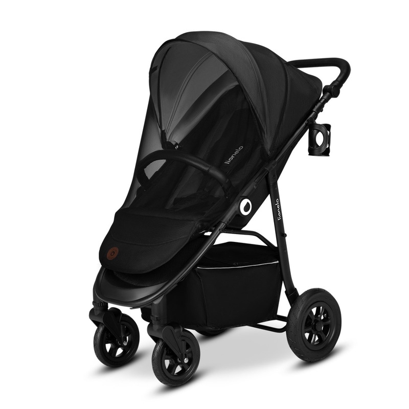 Lionelo - Carucior sport Natt, De la nastere, Cu accesorii si capotina XXL reglabila, 0 - 22 kg, Conform cu standardele europene de securitate EN1888-1, EN1888-2, Gri