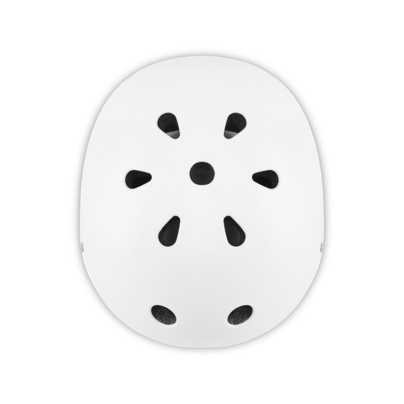 Lionelo - Casca pentru copii, Reglabila 50-56 cm, Din ABS si EPS, Conform cu standrdul EN1078, Alb