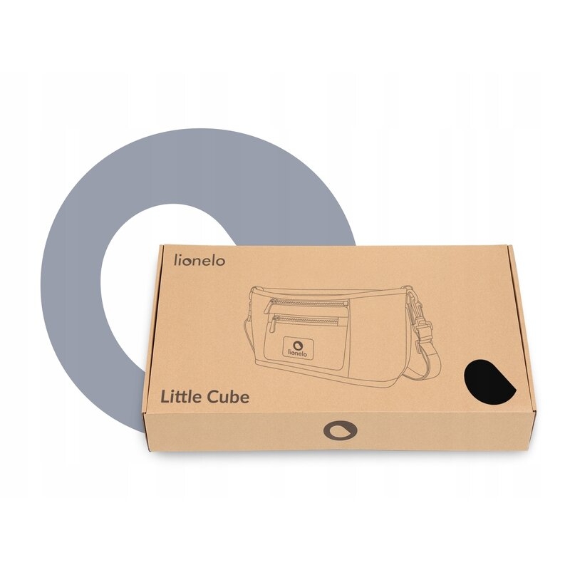 Lionelo - Geanta impermeabila pentru mamici si carucior, Little Cube, Cu 4 compartimente, Curea detasabila, Buzunar exterior detasabil, Verde