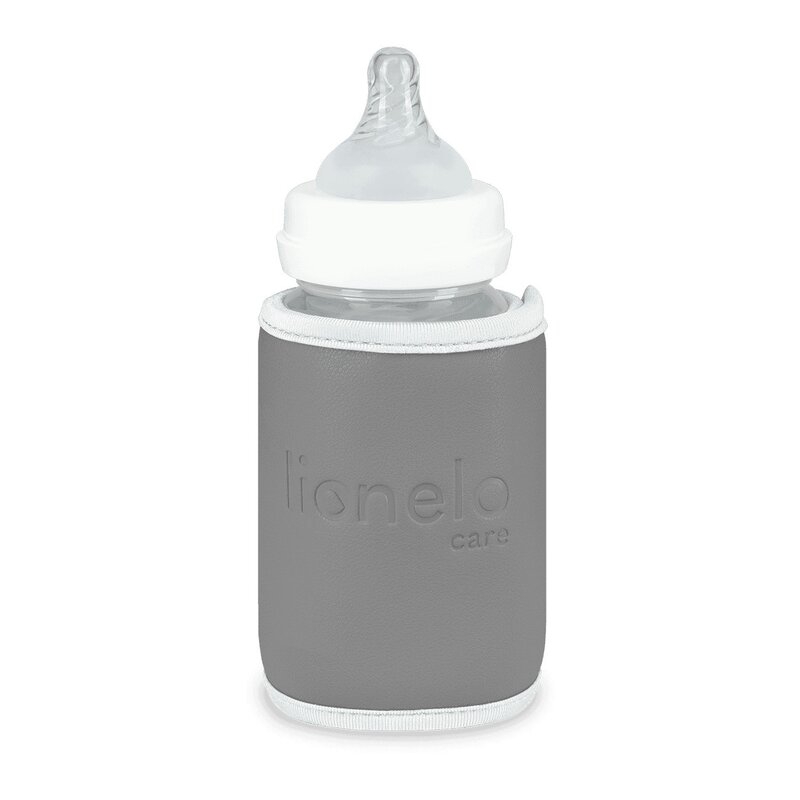 Lionelo - Incalzitor biberoane ThermUp Go, Portabil, Temperatura constanta pana la 24 h, Incarcare USB, Gri