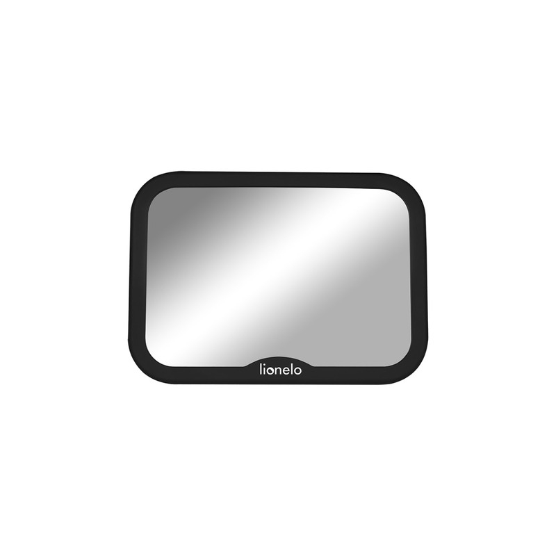 Lionelo - Oglinda auto retrovizoare, Sett, 25x18 cm, Rotire 360 grade, Universala, Black Carbon