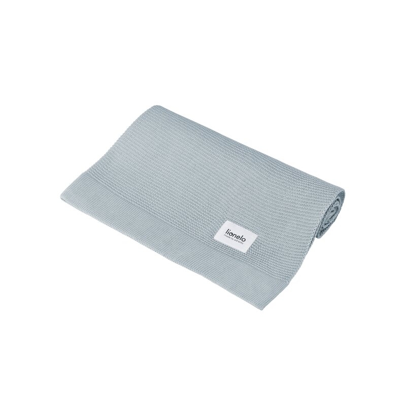 Lionelo - Paturica multifunctionala de infasat, Din bambus, 100x75 cm, Gri