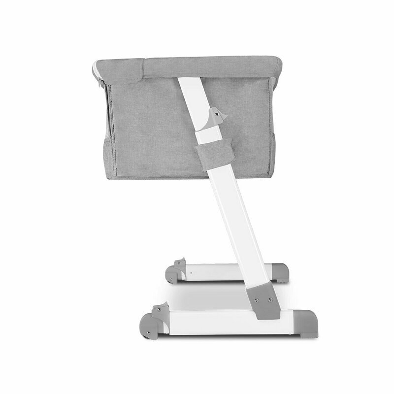 Lionelo - Patut co-sleeper Theo 2 in 1, 90x50 cm, Gri