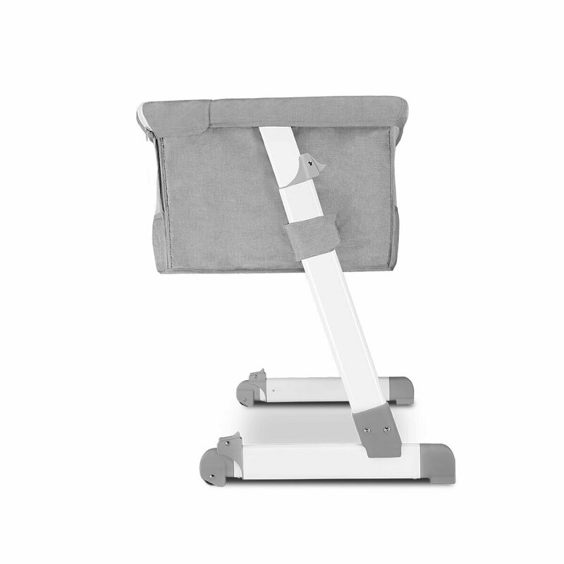 Lionelo - Patut co-sleeper Theo 2 in 1, 90x50 cm, Gri