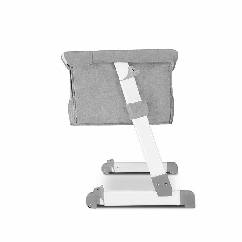Lionelo - Patut co-sleeper Theo 2 in 1, 90x50 cm, Gri