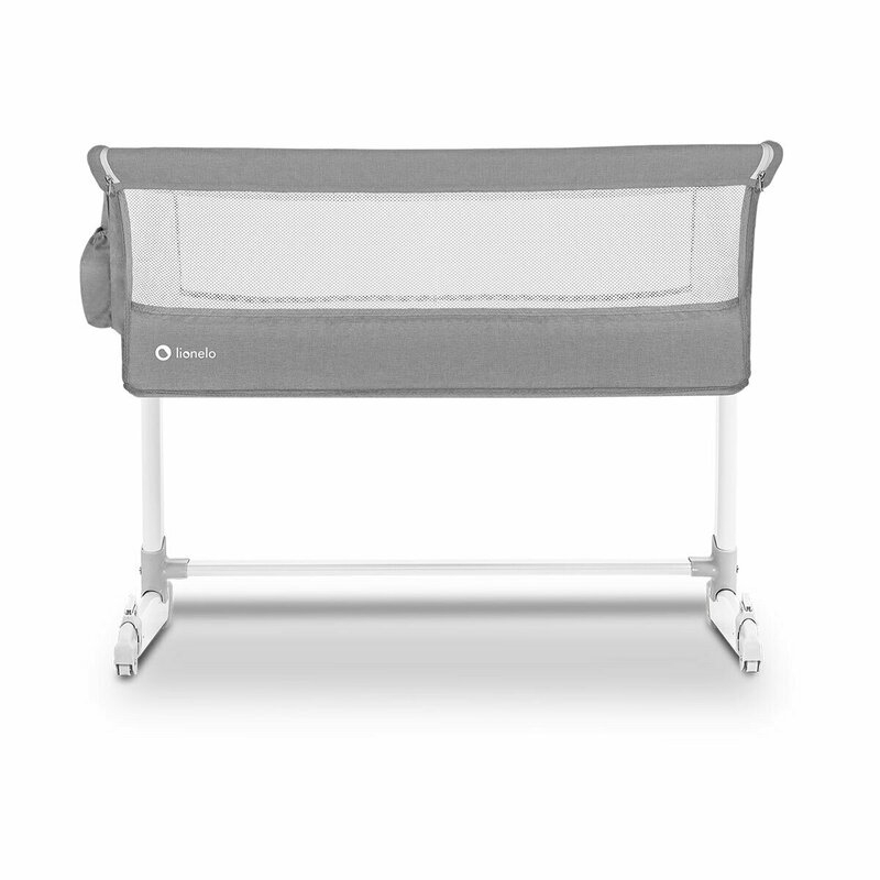 Lionelo - Patut co-sleeper Theo 2 in 1, 90x50 cm, Gri