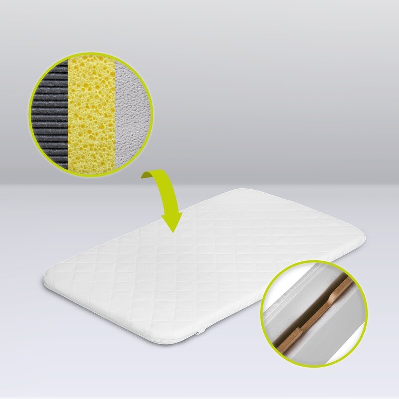 Lionelo - Patut co-sleeper Leonie Plus, Pliabil, Cu sistem de leganare, Cu setare unghiulara, Reglabil in 6 pozitii pe inaltime, Conform cu standardele europeane de securitate EN1130 si EN16890, Gri