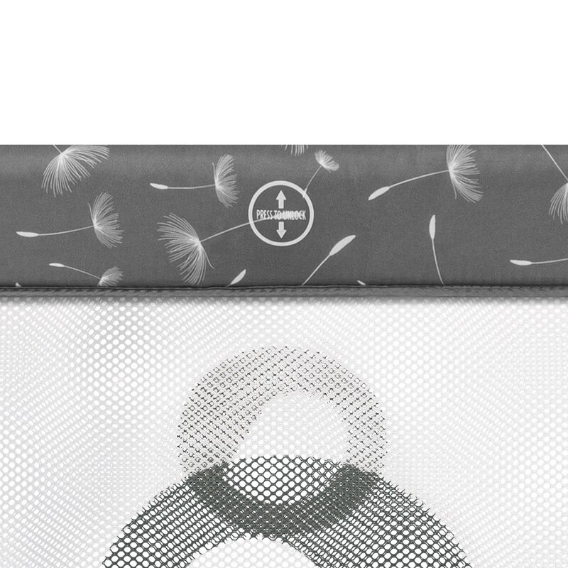Lionelo - Patut pliant cu doua nivele Sven Plus, 120x60 cm, arcada jucarii, masuta de infasat, vibratii, melodii, conform cu standardele europeane de securitate EN716 si EN12221, Grey