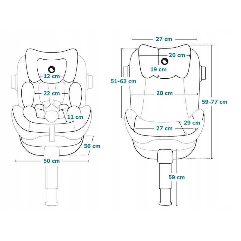 Lionelo - Scaun auto Antoon Plus, Pozitie de somn, Protectie laterala, Rotire 360 grade, 0-18 kg, Cu Isofix si picior de sustinere, Negru